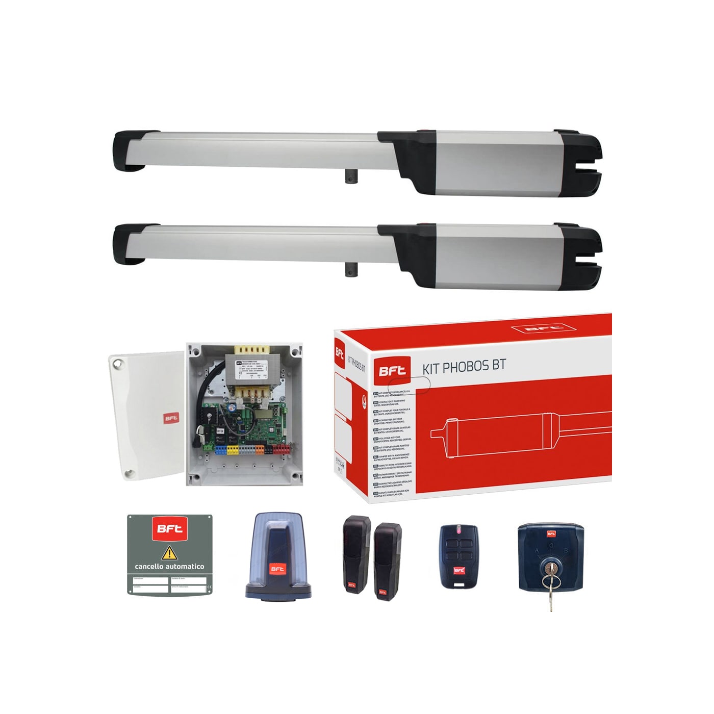 Kit per cancelli a battente BFT PHOBOS BT KIT B25