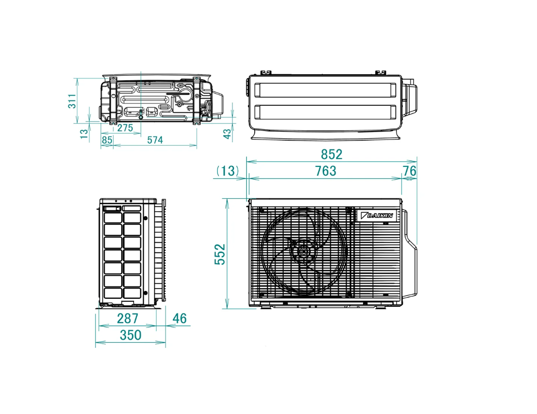 DAIKIN Condizionatore Perfera All Seasons MULTI 2MXM40A9