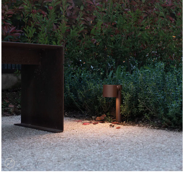 Lombardo CLIC GARDEN 4000k in acciaio corten