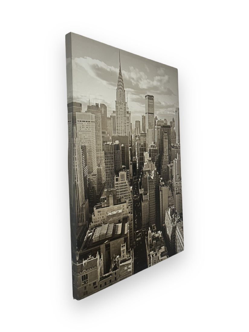 Quadro su Tela Verticale Città Grattacieli Manhattan New York