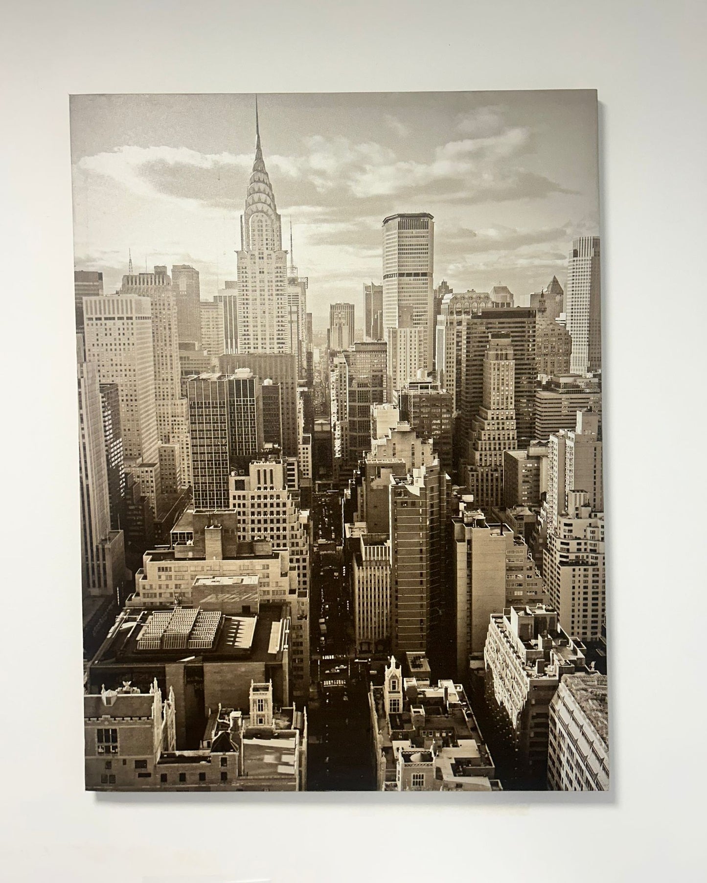 Quadro su Tela Verticale Città Grattacieli Manhattan New York