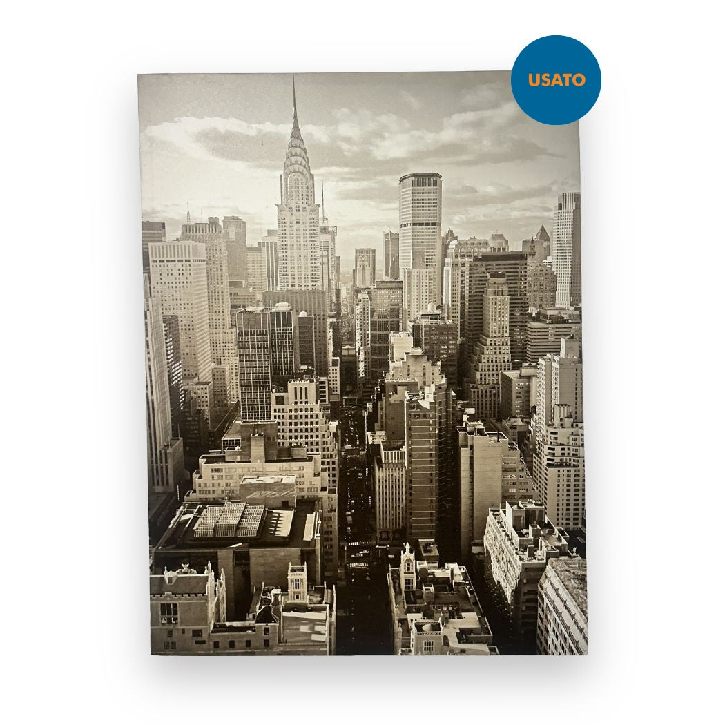 Quadro su Tela Verticale Città Grattacieli Manhattan New York