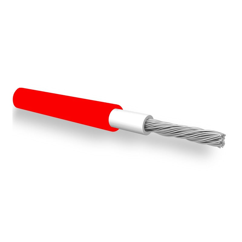 SUNCABLE ROSSO 1X6MMQ CAVO SOLARE ROSSO (100 METRI)