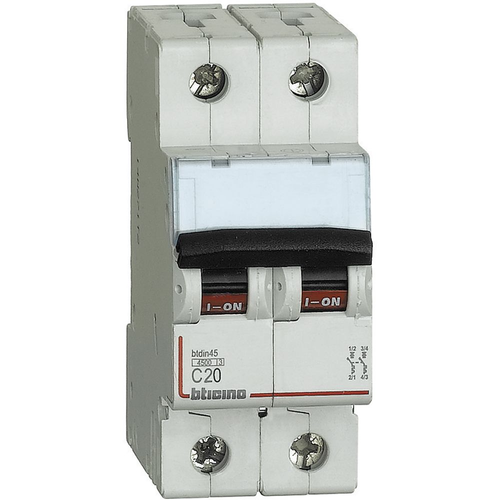 BTDIN45 - MAGNETOTERMICO 2P CURVA C 40A 4,5KA