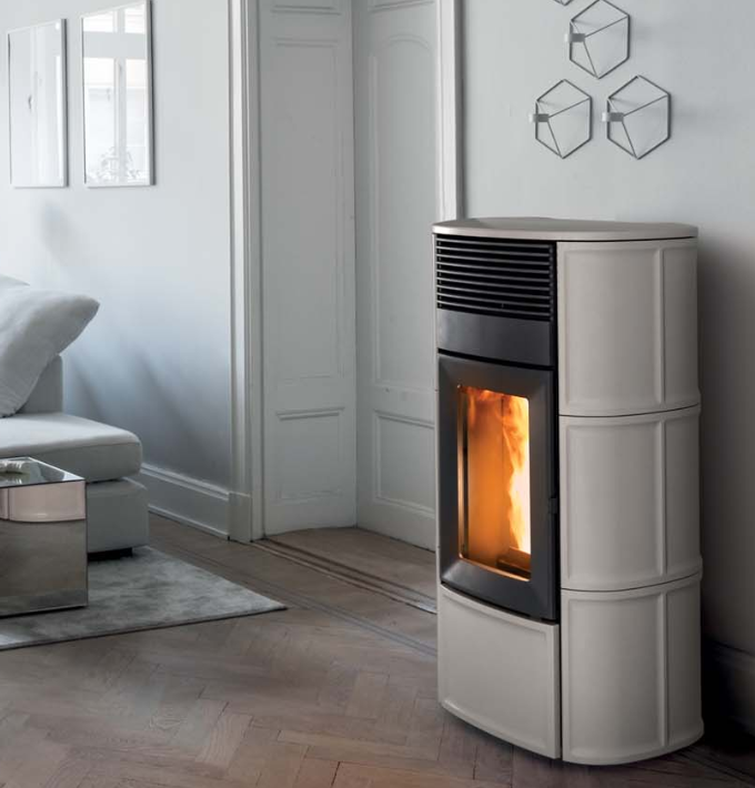 MCZ Stufa a Pellet - SUITE COMFORT AIR UP 14 KW M2 WARM GRAY