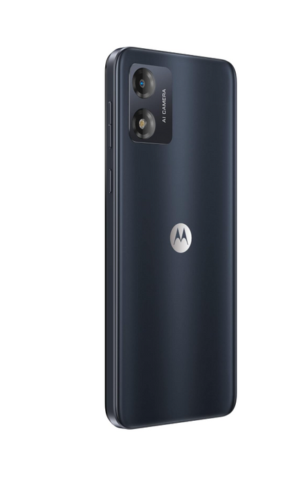 Motorola e13 Smartphone batteria 5000 mAH, Dolby Atmos Stereo Speakers, 13MP, 64 GB, Nero (Black)